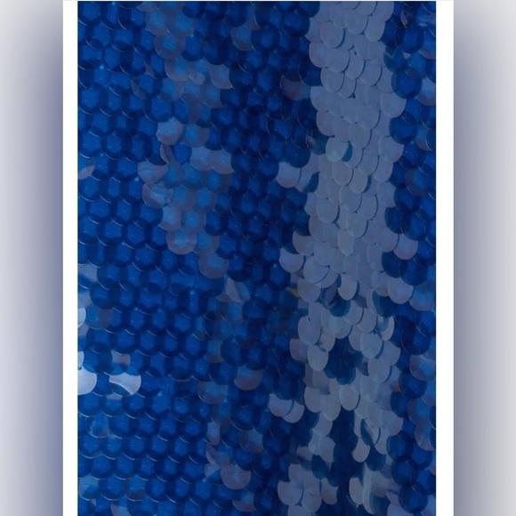 New! CIEBON Anita Bow Paillette Sequin Sleeveless Mini Shift Dress 💙 Small NWT! - Picture 11 of 15